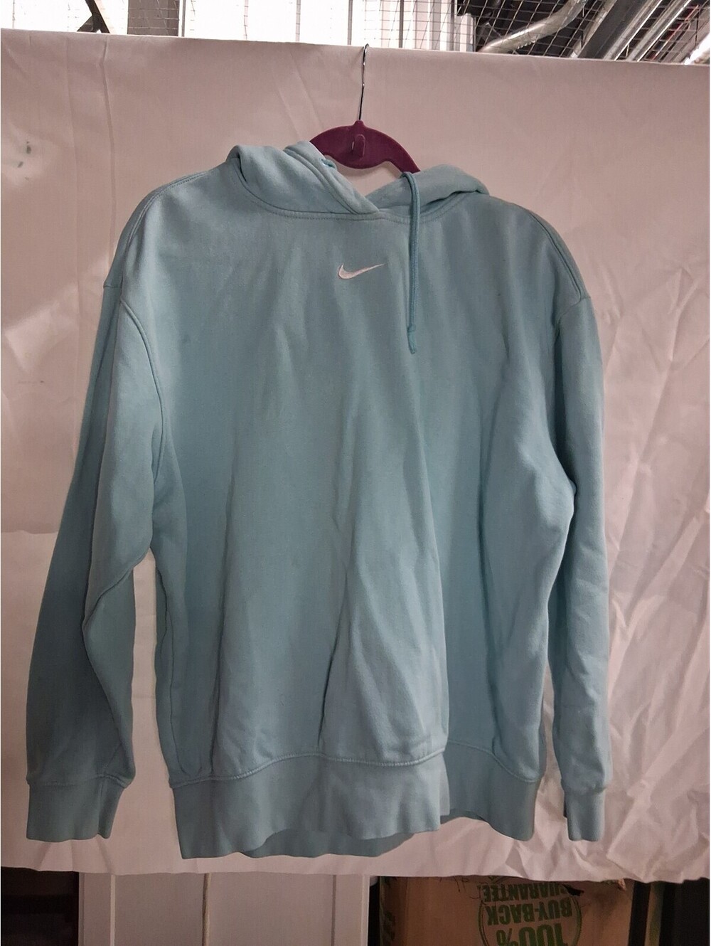 Nike Pullover Hoodie Light Blue Small See Pics